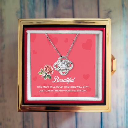 A Rose Will Stay - Rotating Rose Box