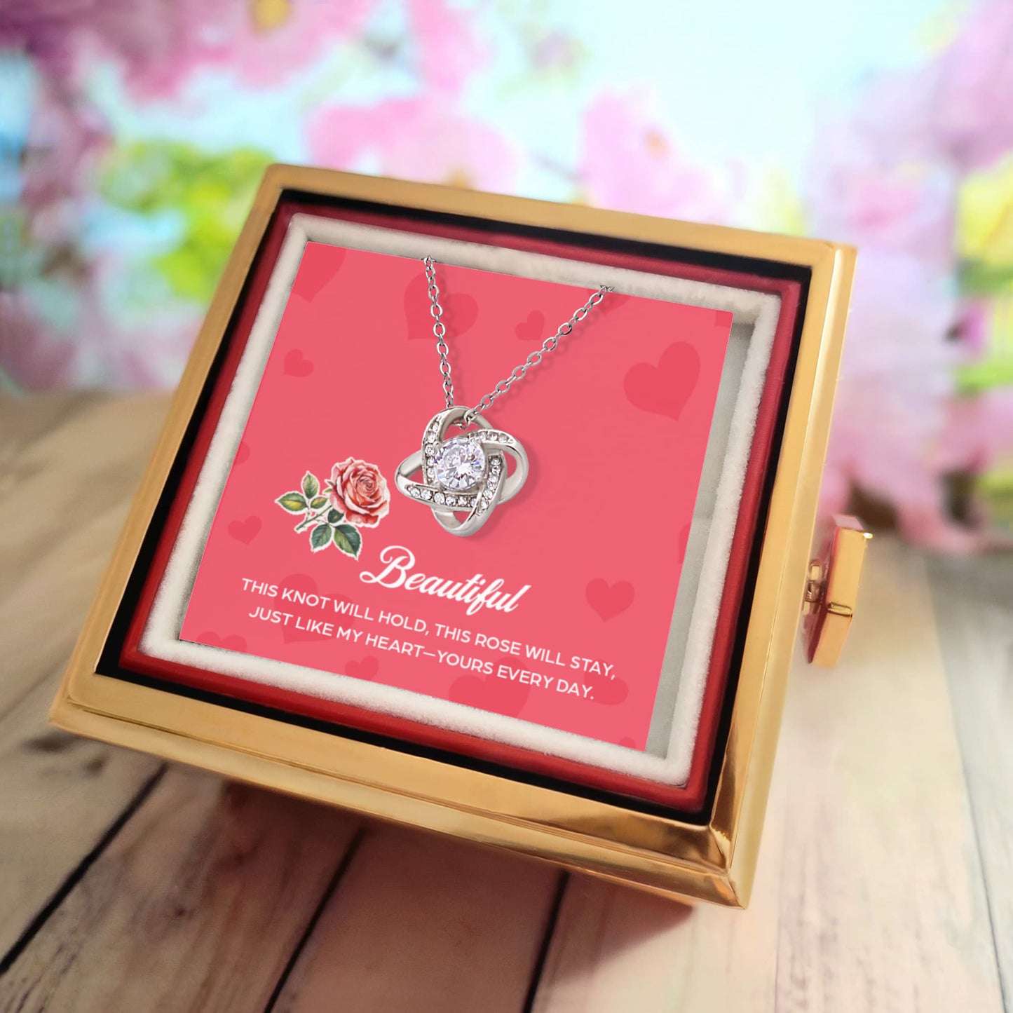 A Rose Will Stay - Rotating Rose Box