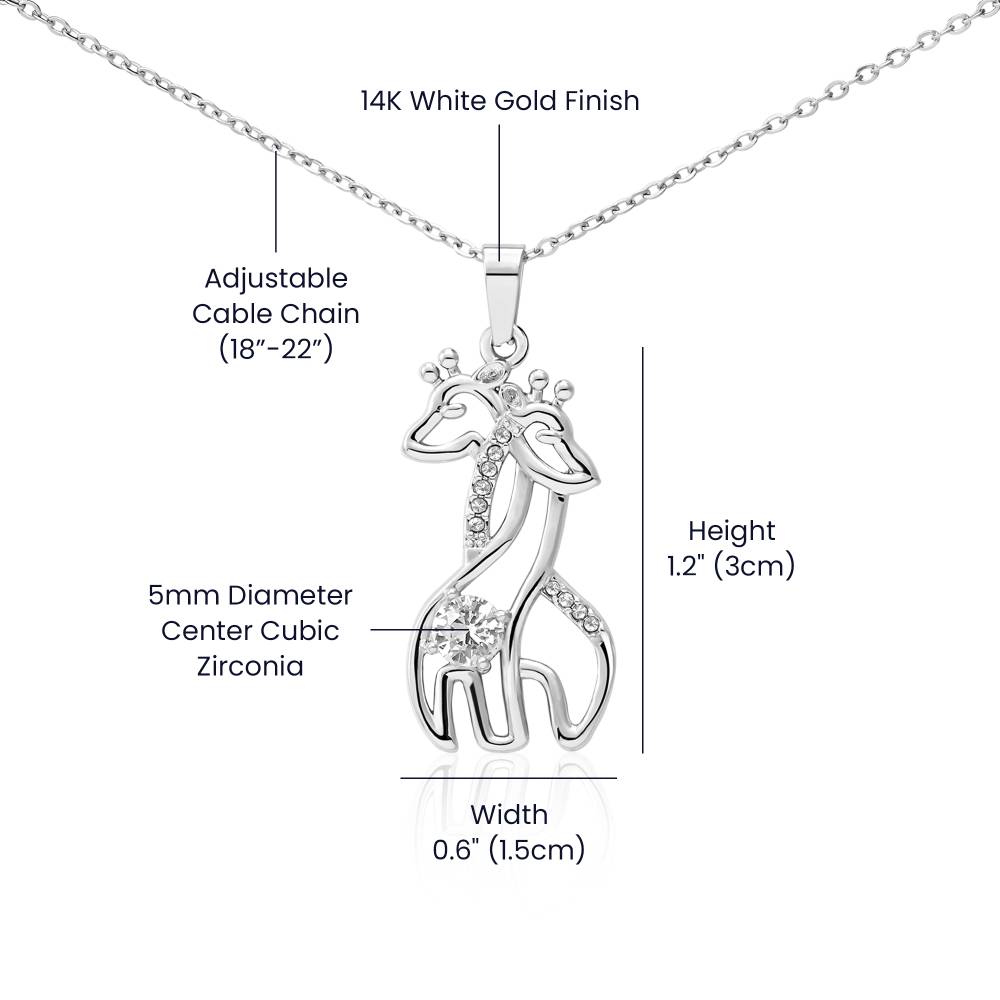 Sample for Joe - Giraffe Necklace 9/30