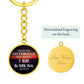 Sample for Joe - Circle Keychain 9/28