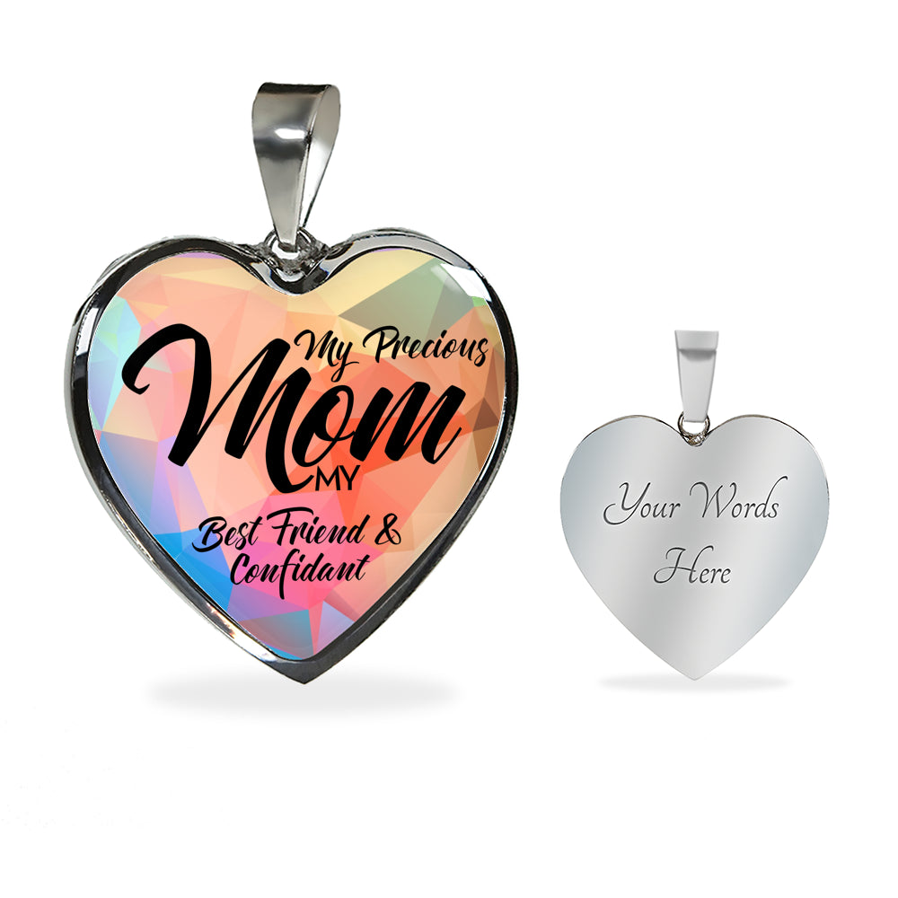 Sample Heart Necklace - My Precious Mom