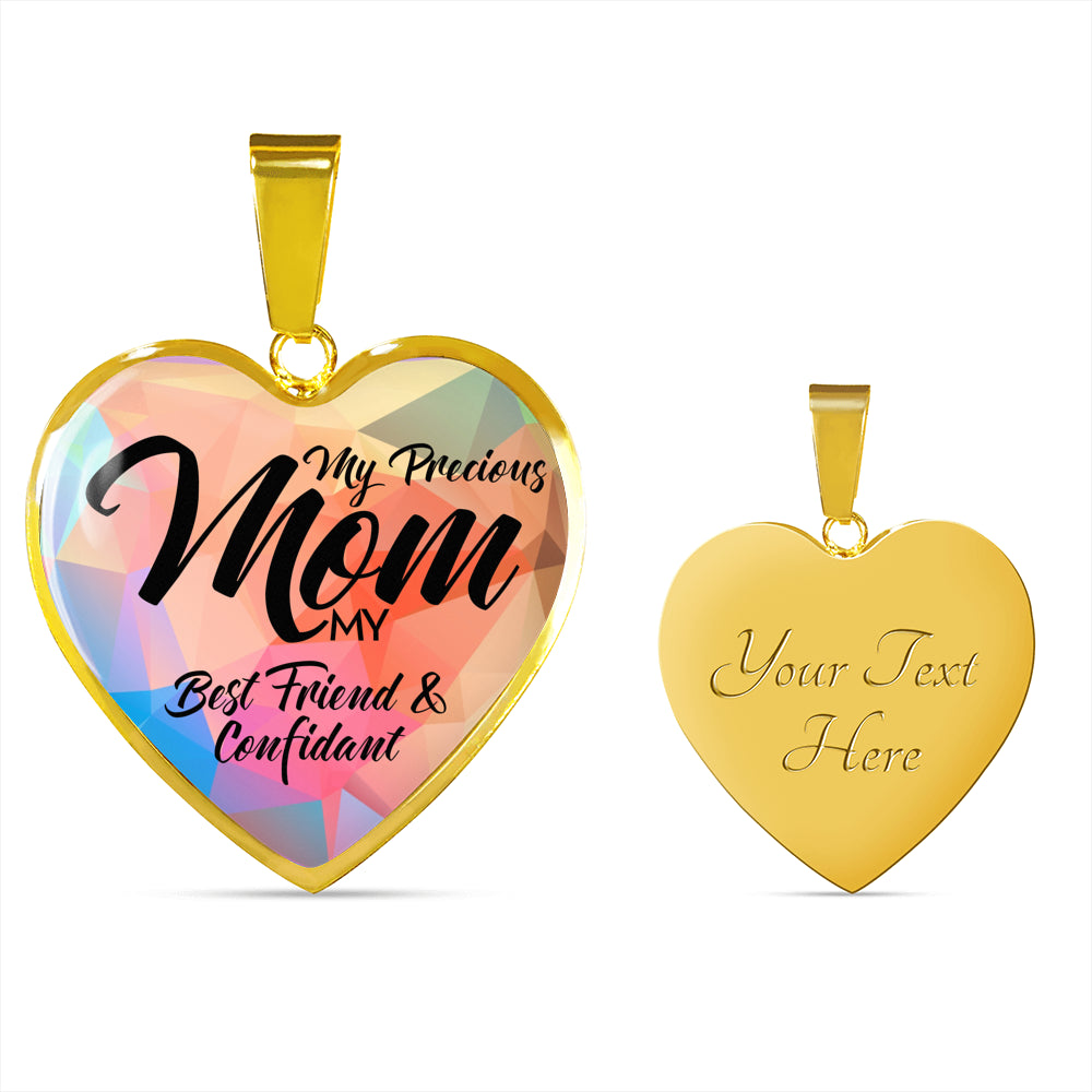 Sample Heart Necklace - My Precious Mom