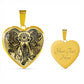Sample Heart Necklace - Transparent Elephant