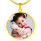 Sample Circle Pendant - Little Girl Photo