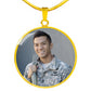 Sample Circle Necklace - Soldier Photo