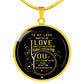 Sample Circle Necklace - To My Love