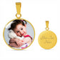 Sample Circle Pendant - Little Girl Photo