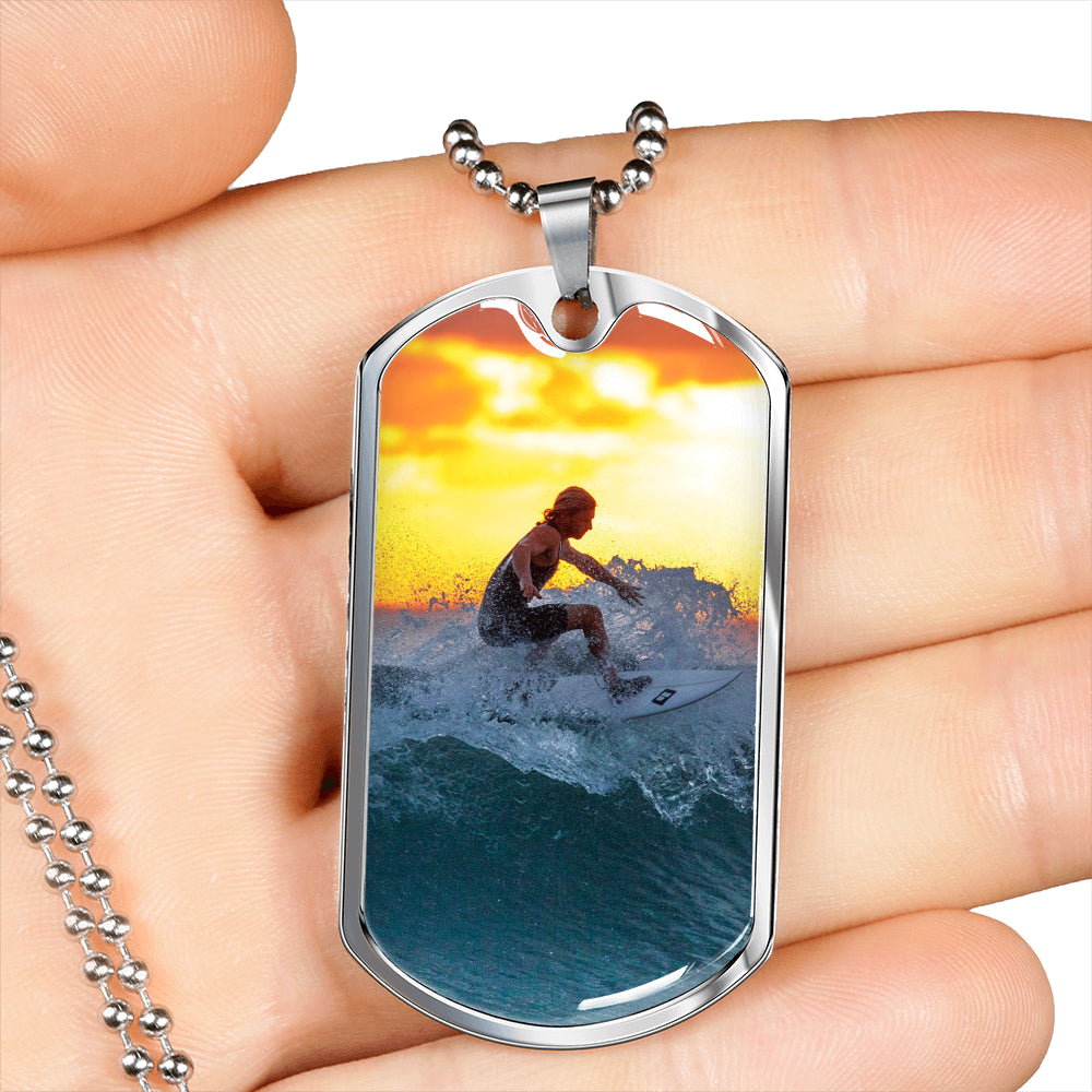 Sample Dog Tag - Surf Photo