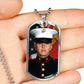 Sample Dog Tag - American Soldier