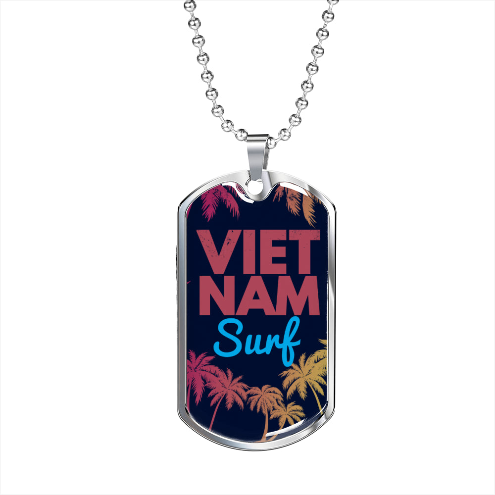 Sample Dog Tag - Vietnam Surf