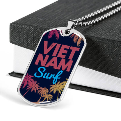 Sample Dog Tag - Vietnam Surf