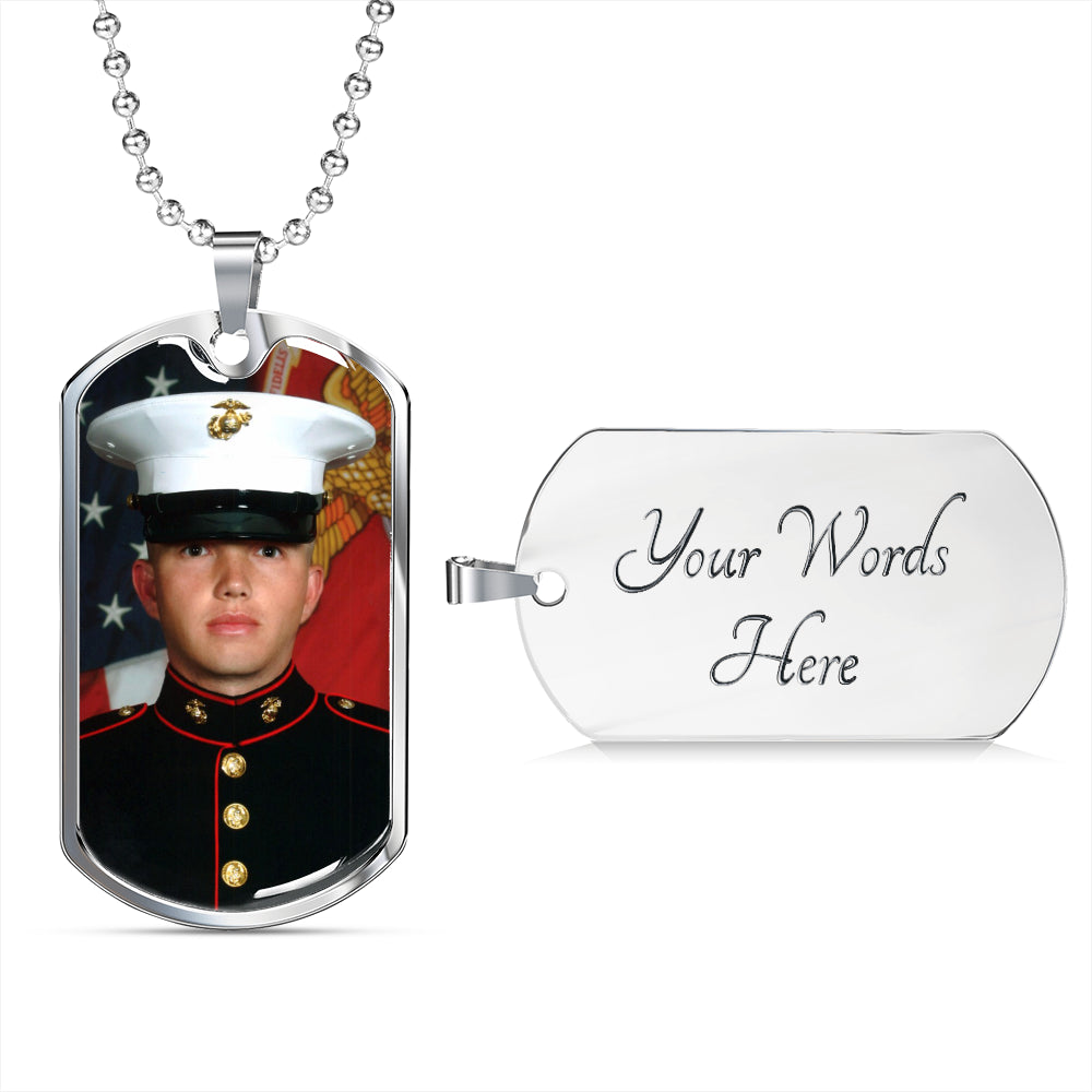 Sample Dog Tag - American Soldier