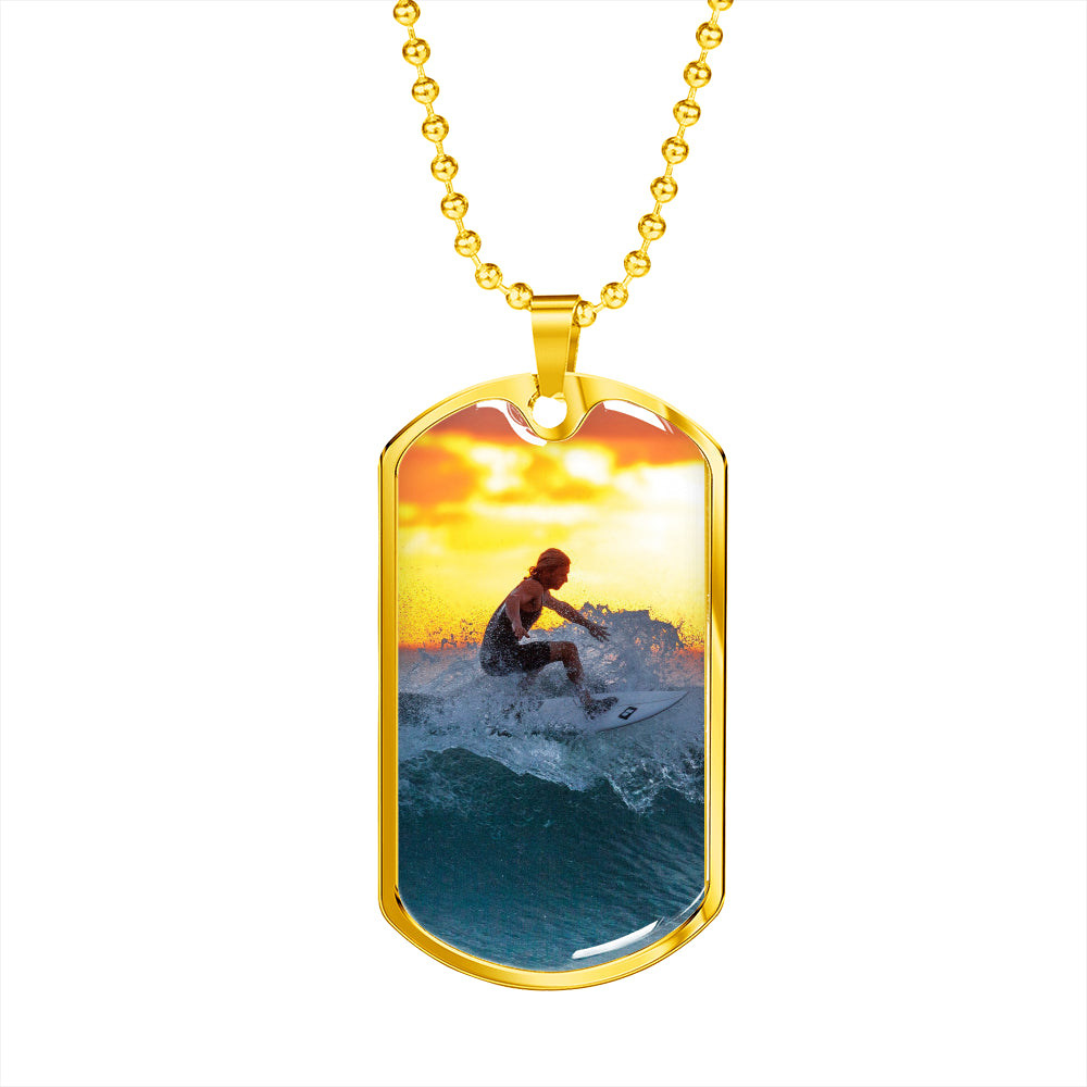 Sample Dog Tag - Surf Photo