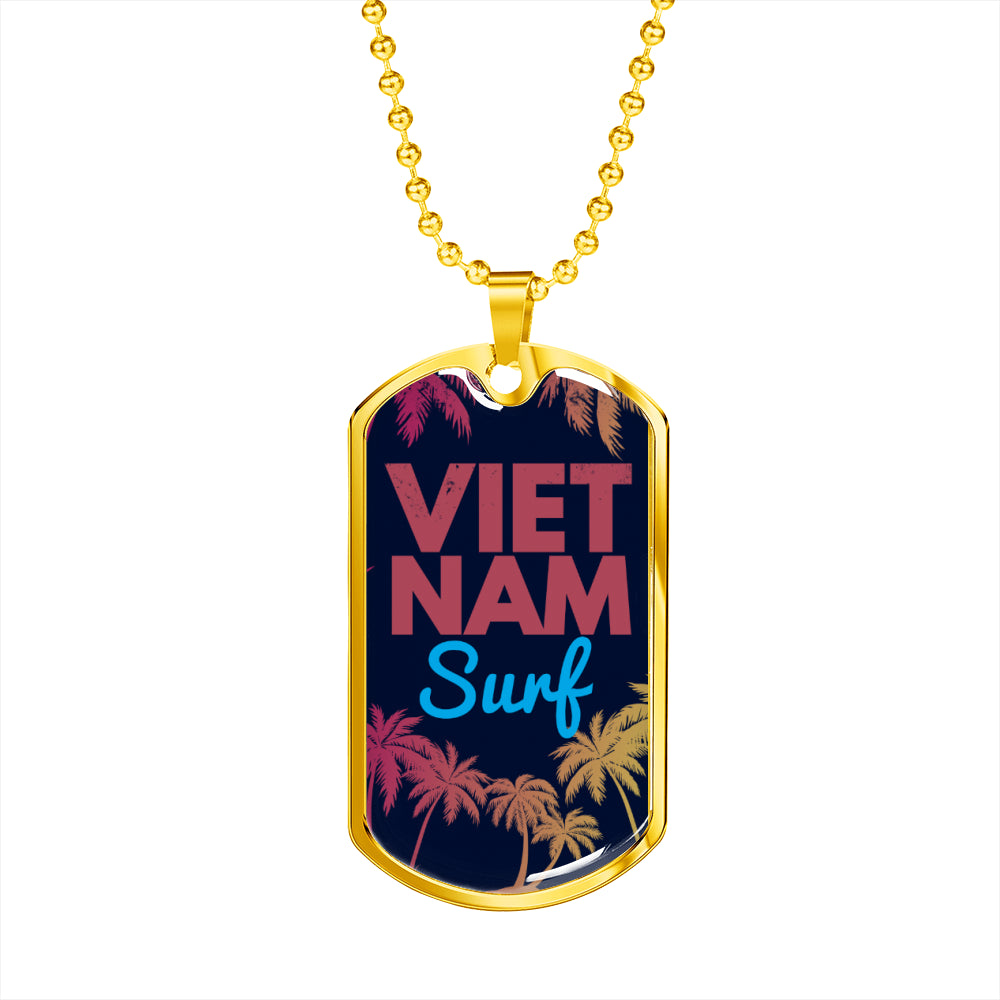 Sample Dog Tag - Vietnam Surf