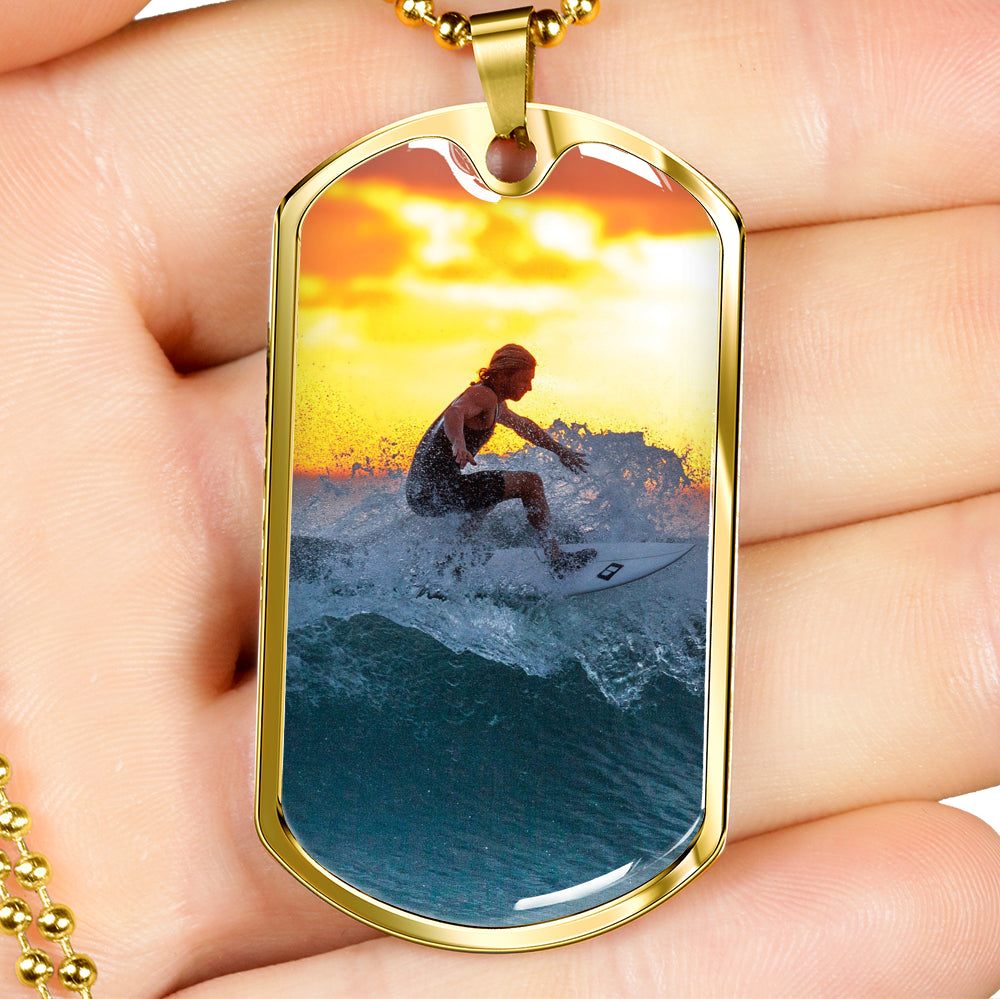 Sample Dog Tag - Surf Photo