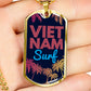 Sample Dog Tag - Vietnam Surf