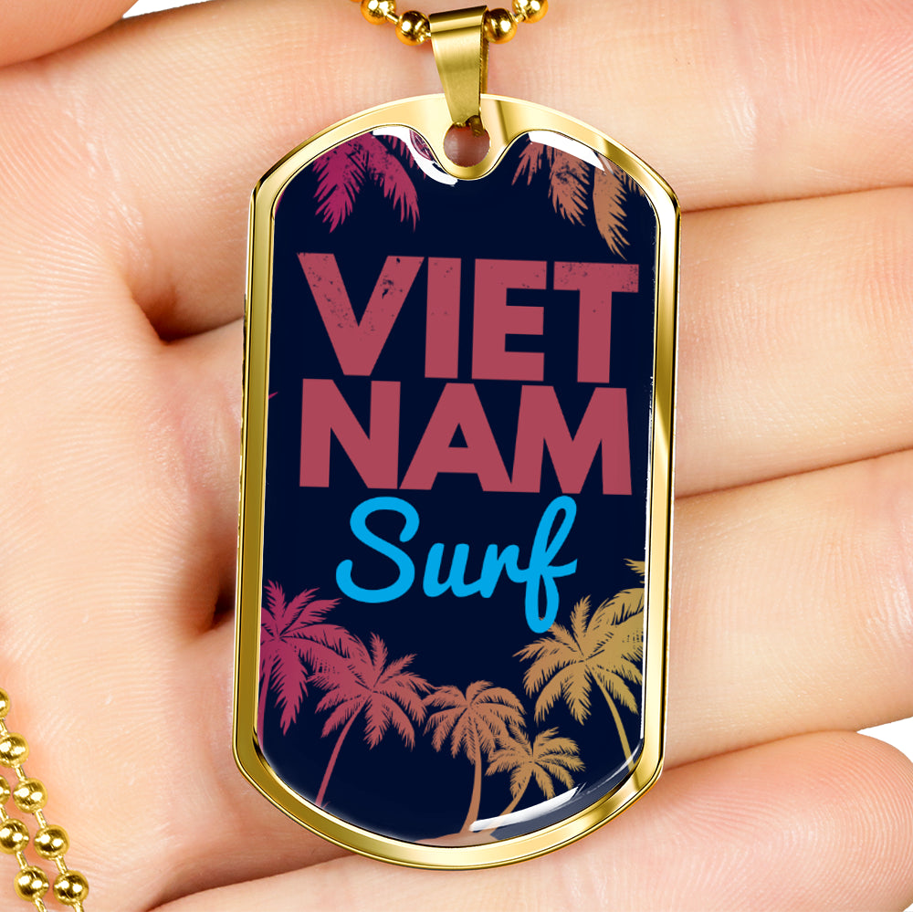 Sample Dog Tag - Vietnam Surf
