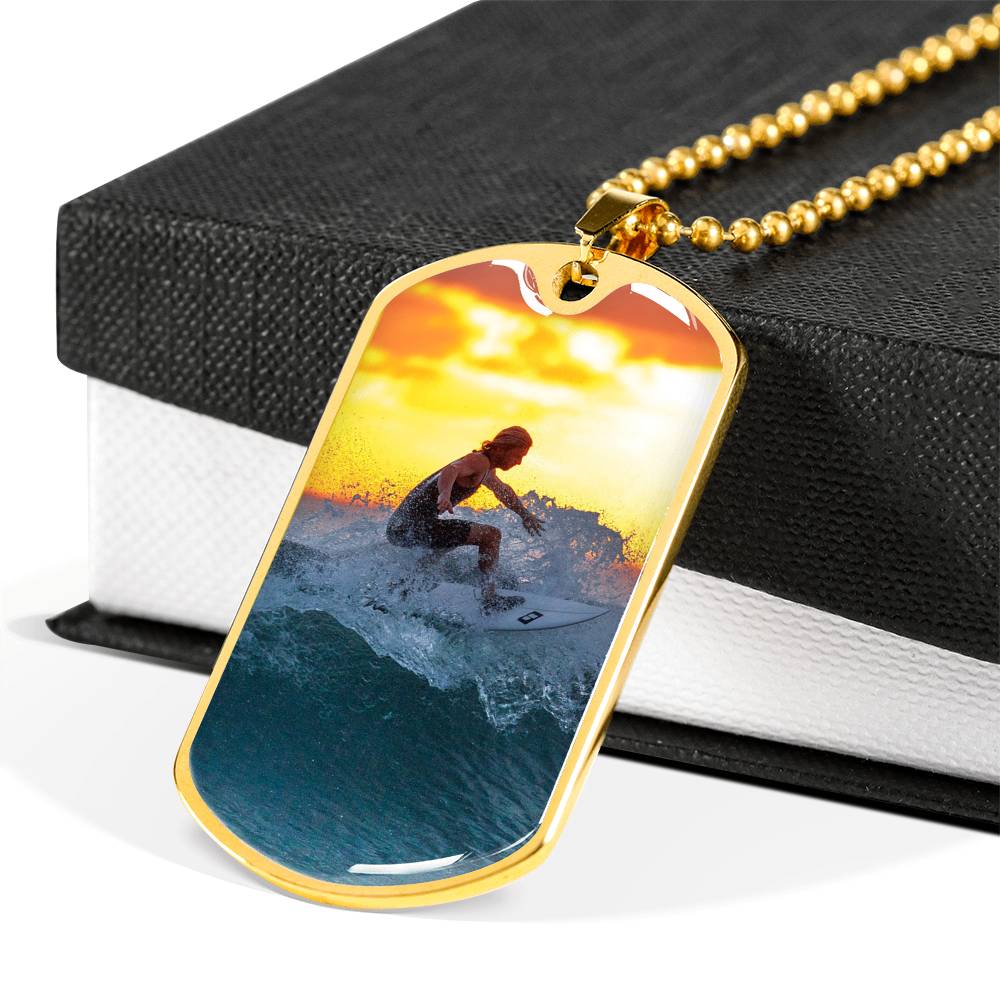 Sample Dog Tag - Surf Photo