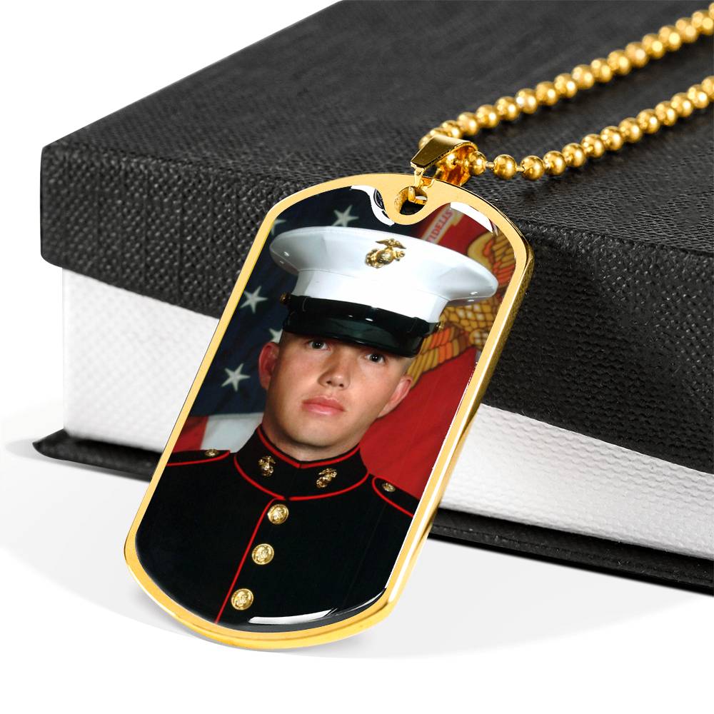 Sample Dog Tag - American Soldier