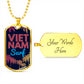 Sample Dog Tag - Vietnam Surf
