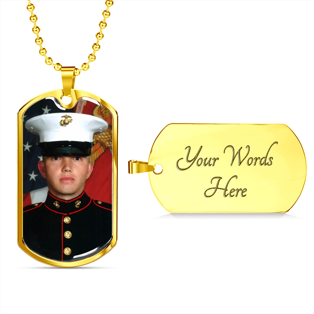 Sample Dog Tag - American Soldier
