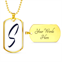 Load image into Gallery viewer, Dog Tag Necklace (Sample)
