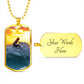 Sample Dog Tag - Surf Photo