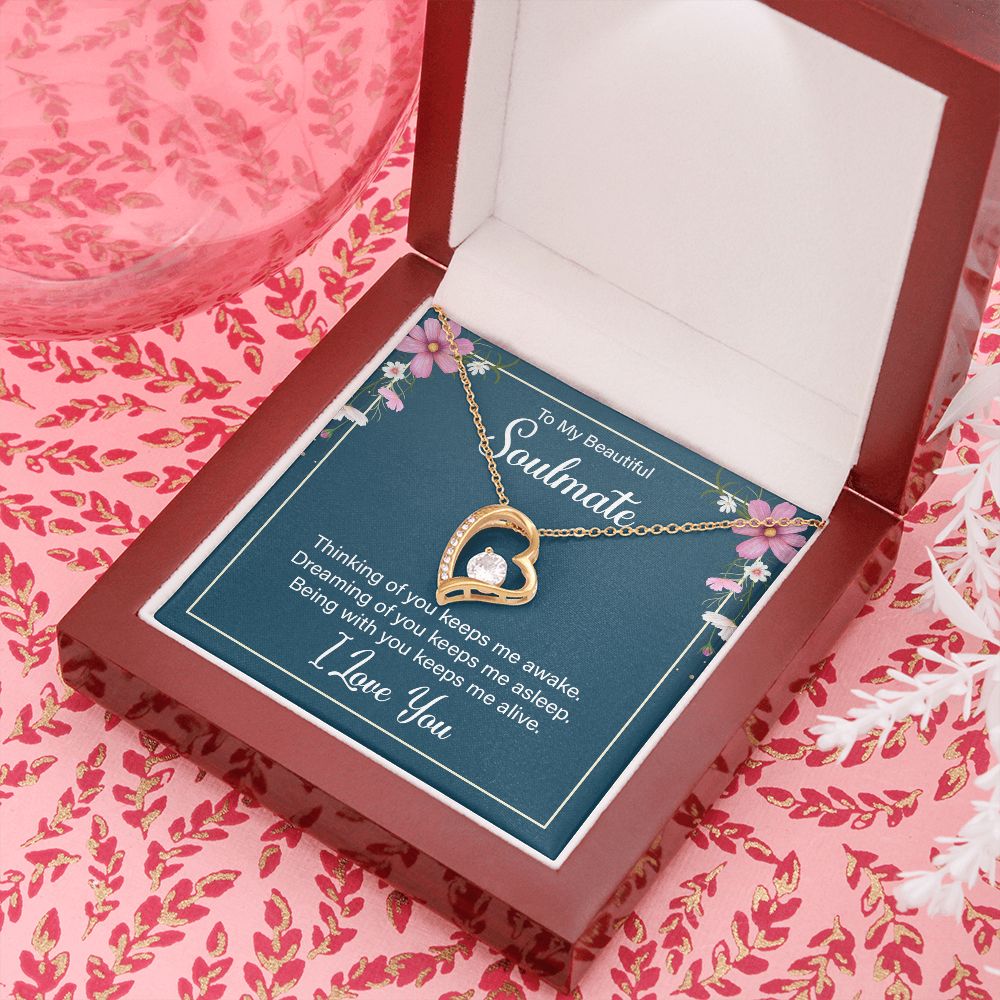 Carlos Silver forever love necklace 110