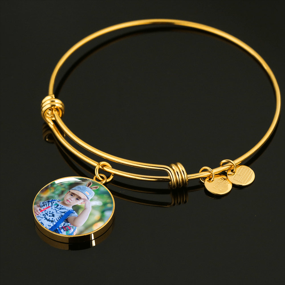 Sample Circle Bangle - Little Boy Photo