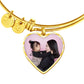 Sample Heart Bangle - Mom & Daughter