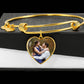 Sample Heart Bangle - Couple Photo