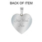 Sample Heart Bangle - Transparent Elephant