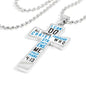 Sample Cross Necklace - Transparent All Things Through Christ
