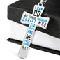 Sample Cross Necklace - Transparent All Things Through Christ