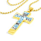 Sample Cross Necklace - Transparent All Things Through Christ