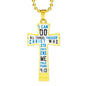 Sample Cross Necklace - Transparent All Things Through Christ