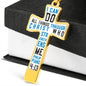Sample Cross Necklace - Transparent All Things Through Christ