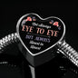 Sample Heart Charm - Eye to Eye
