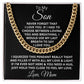 UCG Sample Zafi to Alan Cuban Link Silver Luxury Box