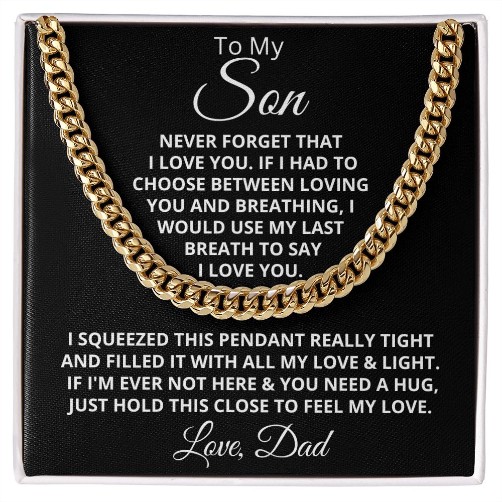 UCG Sample Zafi to Alan Cuban Link Silver Luxury Box