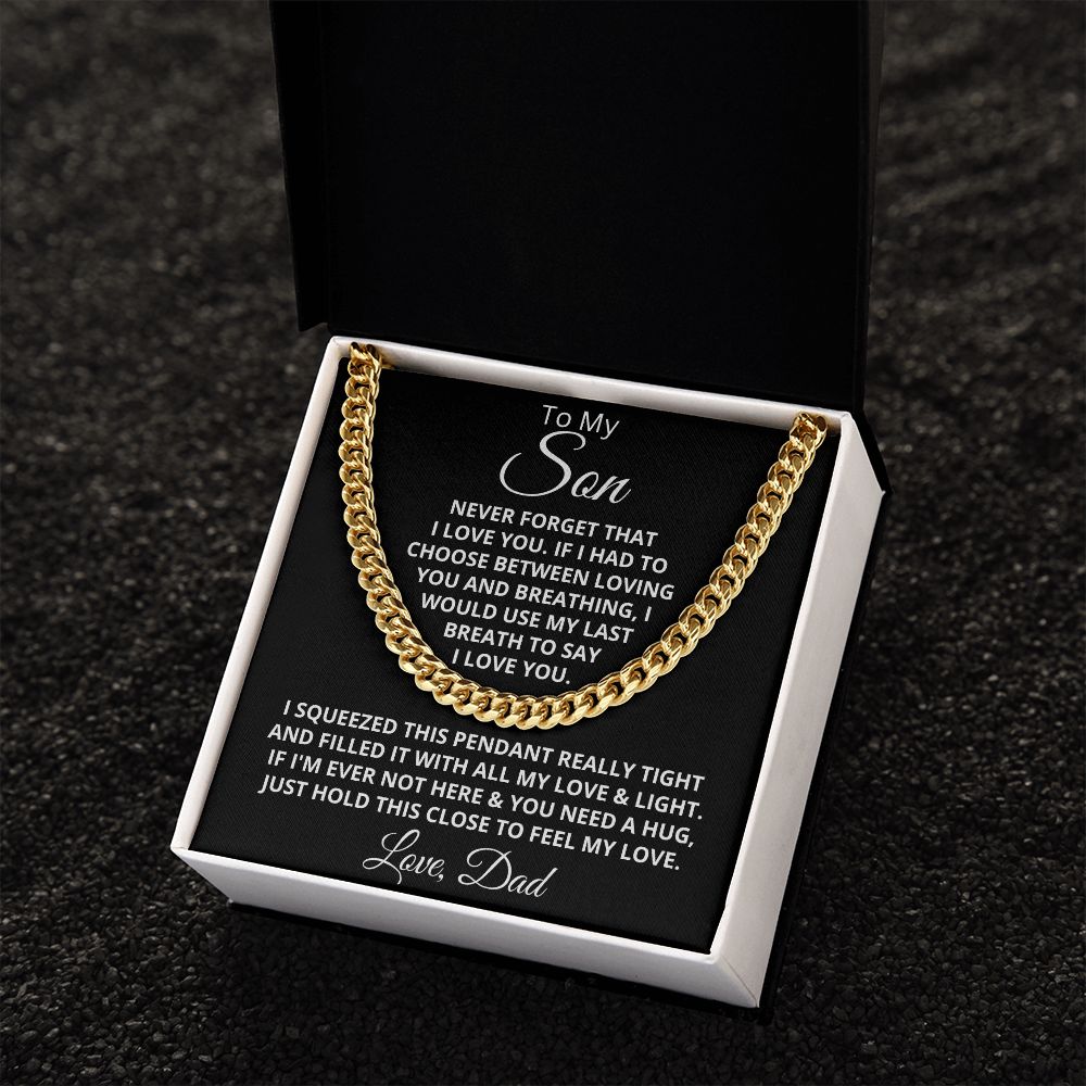 UCG Sample Zafi to Alan Cuban Link Silver Luxury Box
