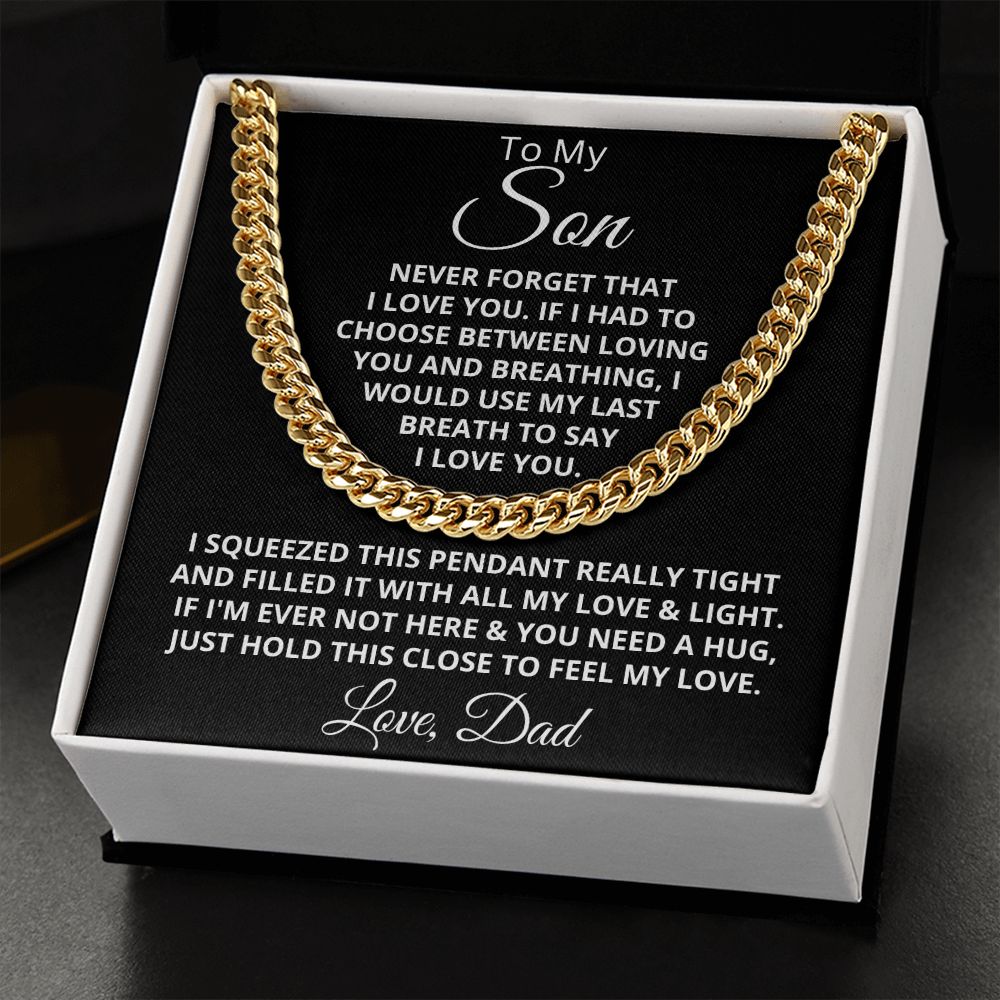 UCG Sample Zafi to Alan Cuban Link Silver Luxury Box