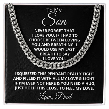 UCG Sample Zafi to Alan Cuban Link Silver Luxury Box