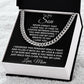 UCG Sample Zafi to Alan Cuban Link Silver Luxury Box