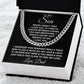UCG Sample Zafi to Alan Cuban Link Silver Luxury Box