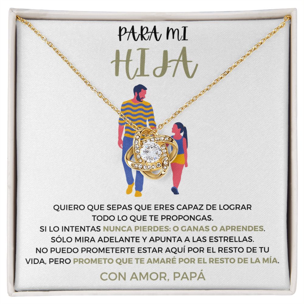 Nicolas to Sheila Love Knot Neckless