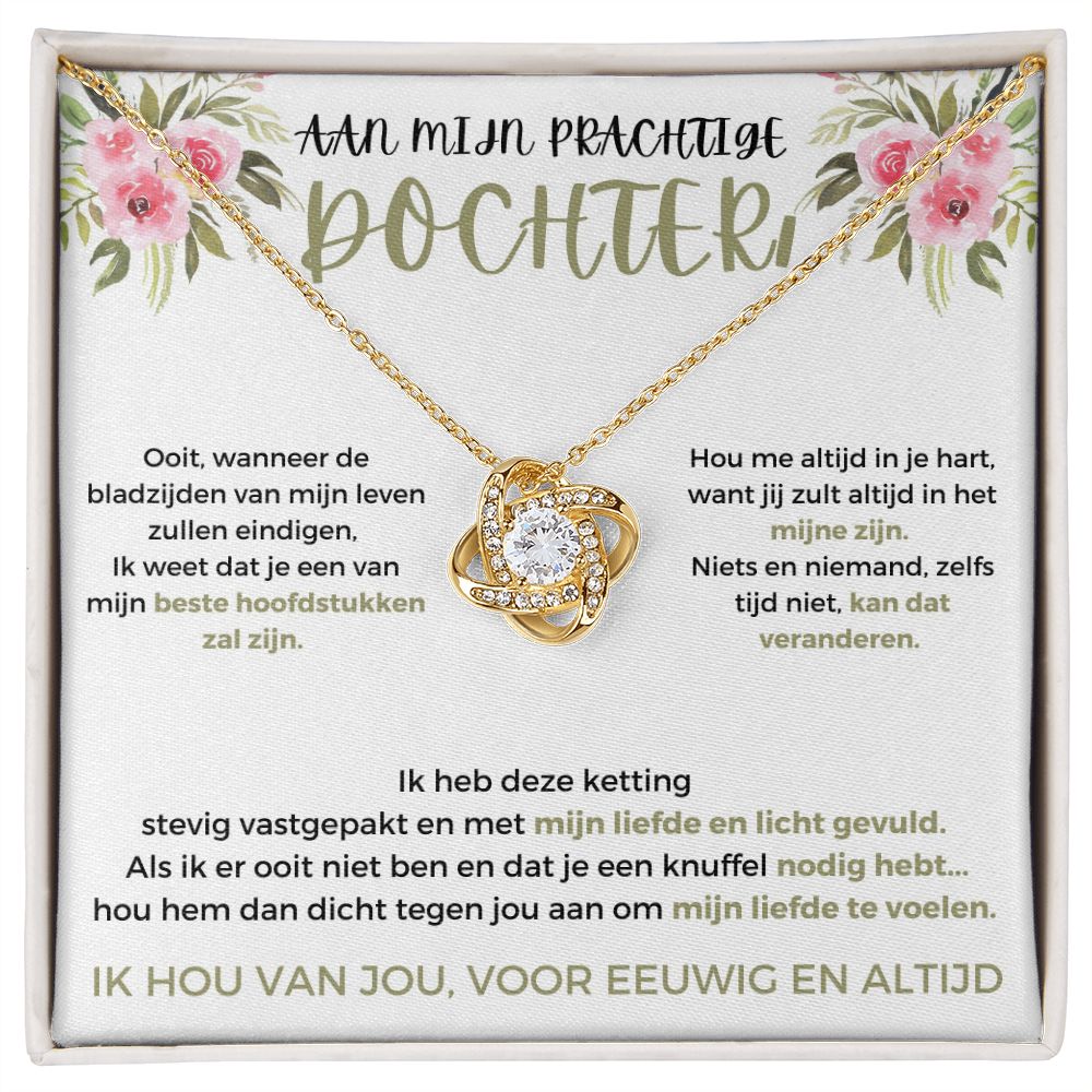 Nicolas - Tristan Love knot ketting - Voor mijn mooie dochter - Ik hou van jou, voor altijd