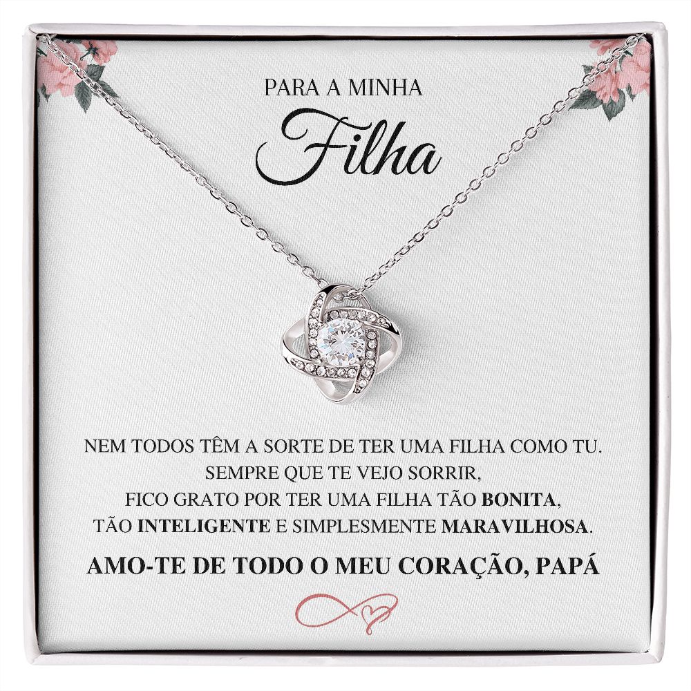 Nicolas to Marisa love Knot Necklace