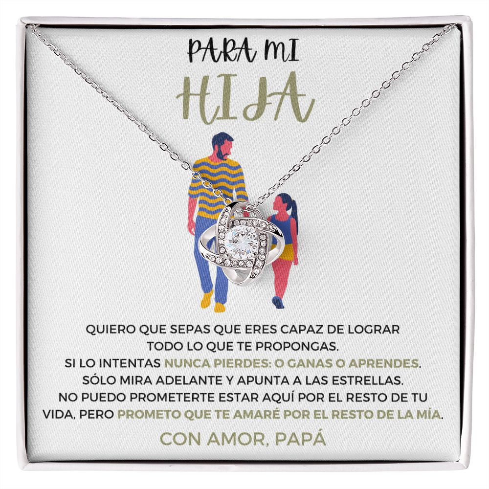 Nicolas to Sheila Love Knot Neckless