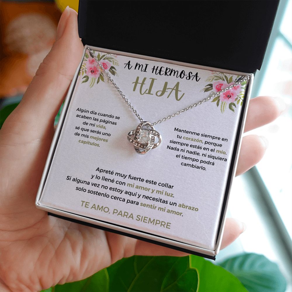 Nicolas - Alberto Collar Nudo de Amor - A mi hermosa hija - Te amo, para siempre